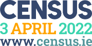 census 3 April 2022 www,census.ie logo